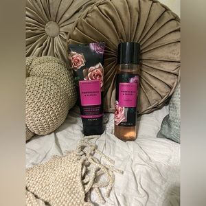 Bath and Body Works Whipped Rose & Vanilla Body Cream and Mist Duo